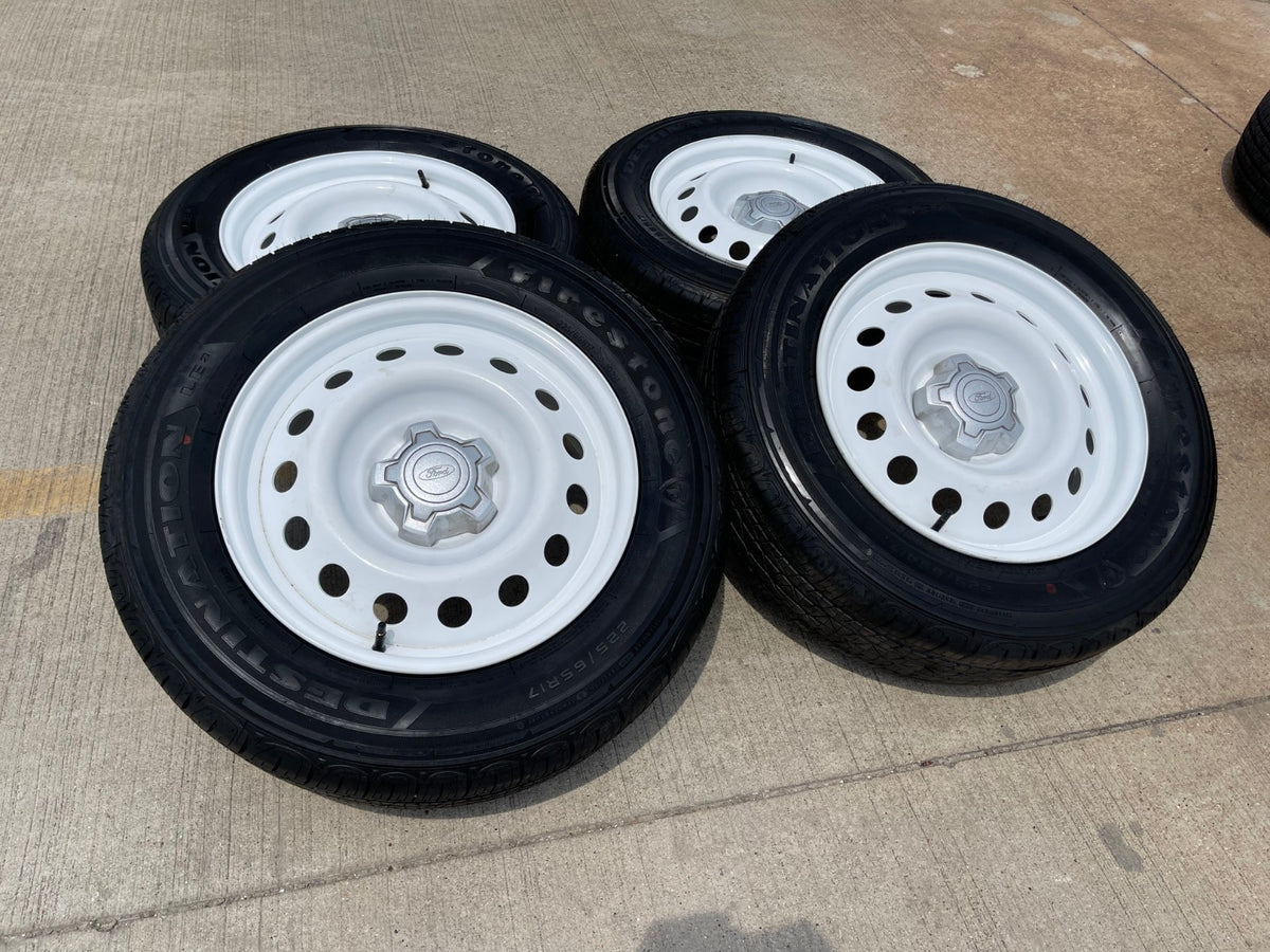 17" Ford Maverick Bronco Sport WHITE rims wheels 10415 OEM SET NEW