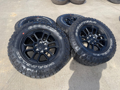 18" Dodge Ram 1500 Rebel Black OEM 95935 wheels rims SET DURATRAC A/T