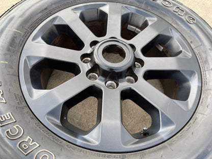 (1) 20" Dodge Ram 2500 3500 LARAMIE OEM 2700 black wheel rim tire spare