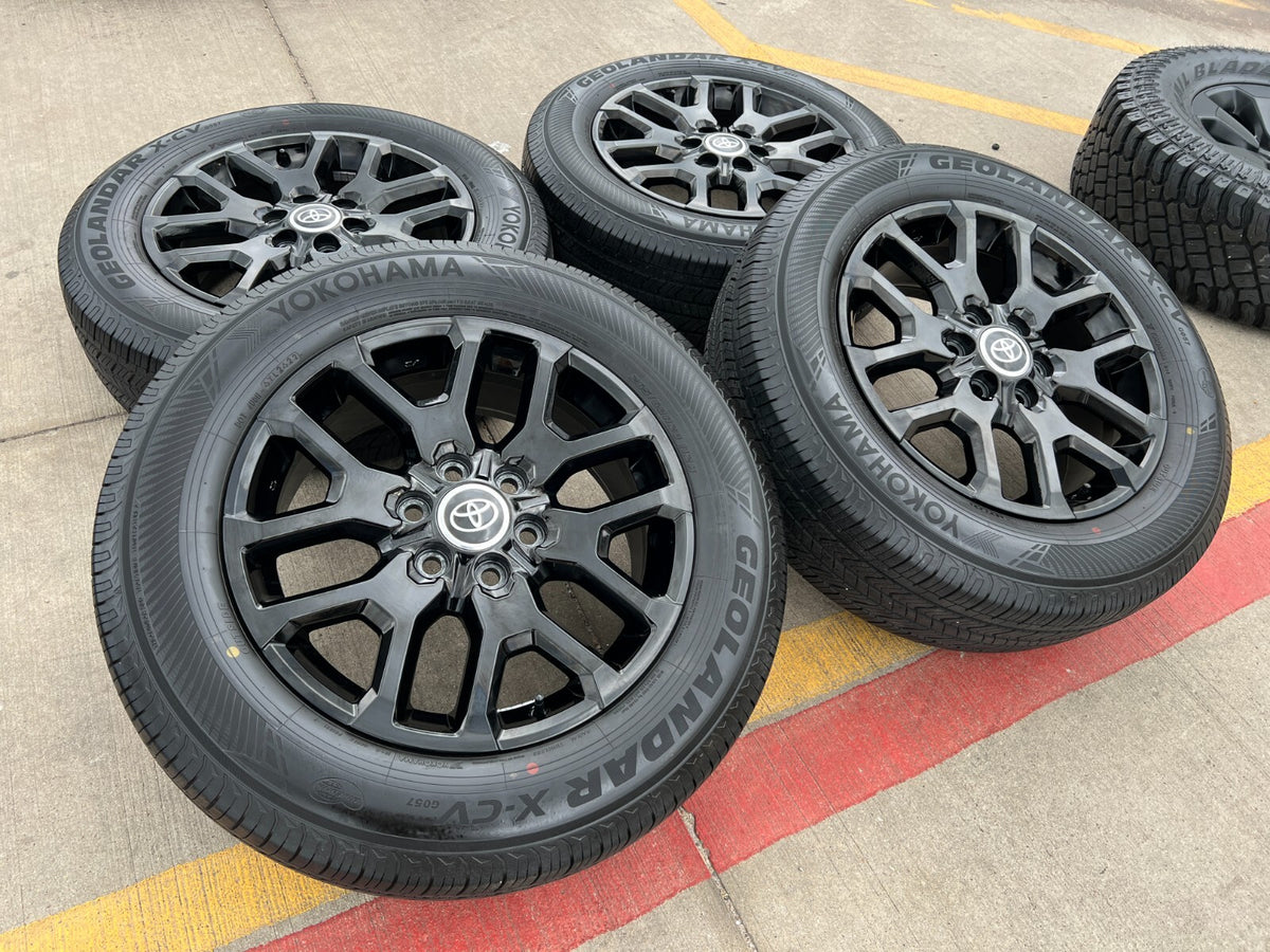20" Toyota Tundra TRD OEM wheels rims 95359 75277 black Sequoia 2026 2027 NEW