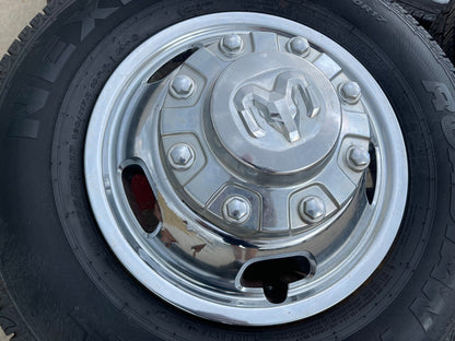 17" Dodge Ram 3500 Dually Laramie 8x200 wheels rims 2703 2704 OEM SET