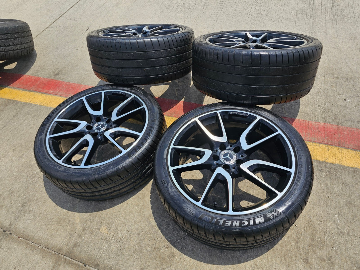 20" Mercedes E43 E53 E400 AMG S580 S65 S63 OEM 85543 85544 wheels rims