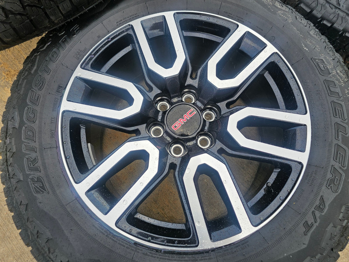 20" GMC Sierra Yukon AT4X Silverado OEM 5914 wheels rims BRIDGESTONE A/T SET NEW