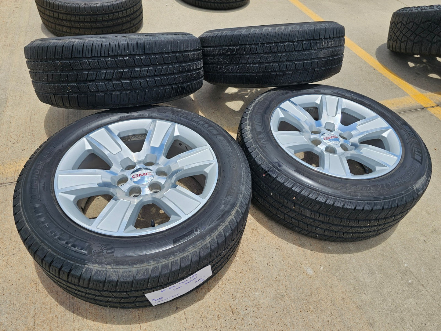 20" GMC Sierra Yukon Denali OEM 5650 wheels rims tires MICHELIN FITS 1999-2027