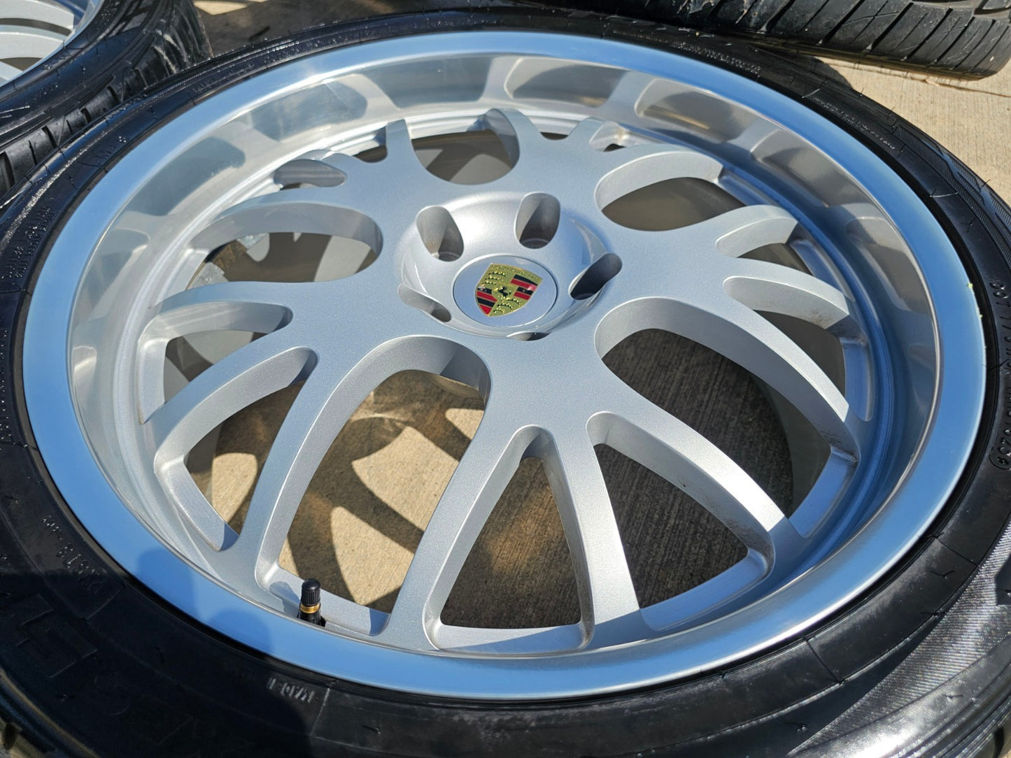 22" Champion Motorsport RG5 Forged Porsche Cayenne wheels rims tires SET