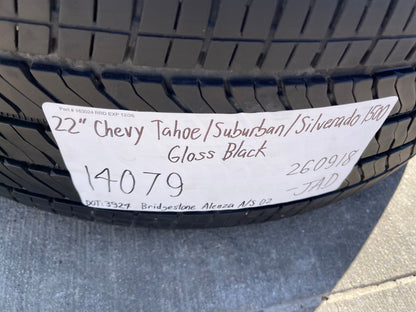 22" Chevy Tahoe Escalade GMC Yukon Sierra OEM 14079 wheels rims 2025 2026 SET