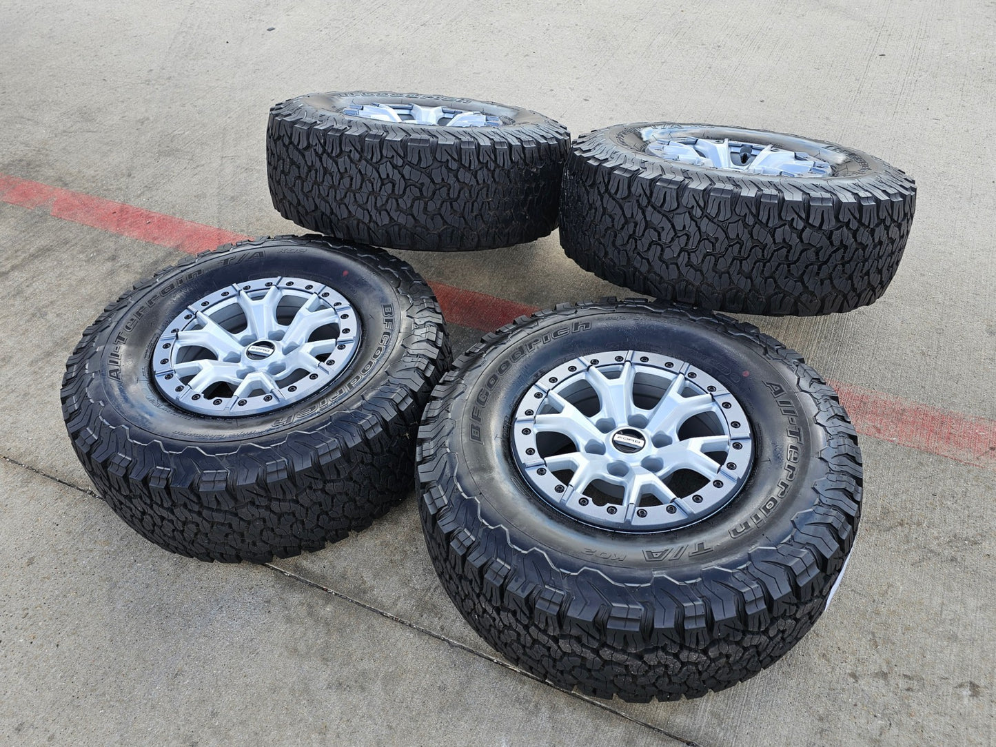 17" Ford F-150 Raptor R OEM Replica BEADLOCK 10460 rims wheels 35" tires BFG NEW
