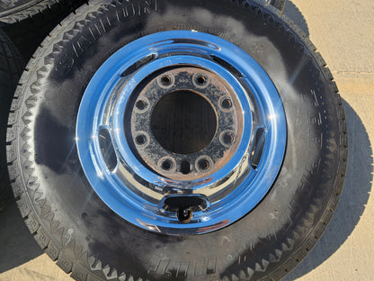 17" Dodge Ram 3500 Dually Laramie 8x200 wheels rims 2703 2704 OEM SET DISCOUNTED