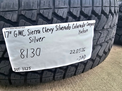 17" Chevy Silverado GMC Sierra OEM wheels rims 8130 Canyon Colorado DUELER NEW