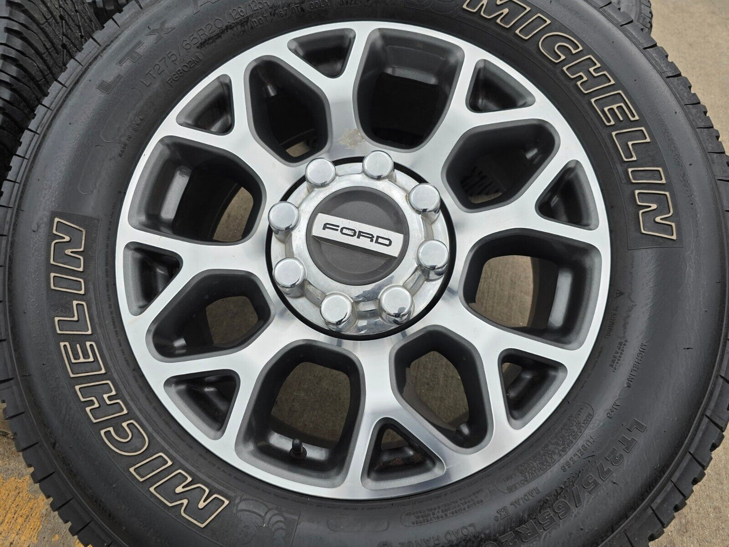20" Ford F-250 F-350 OEM Lariat wheels rims 10292 tires 2021 2022 2023 2024 2025