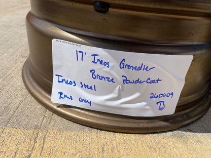 NEW 17" INEOS Grenadier OEM steel wheels rims SET BRONZE 2024-2027