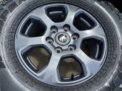 (5) 17" Ford Bronco Big Bend wheels rims 10384 OEM Ranger FALKEN A/T3 33"