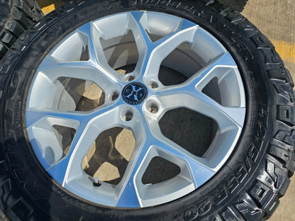 20x8.5 20" Xcess X05 Land Rover DEFENDER Range Rover wheels rims 5x120 5x4.75