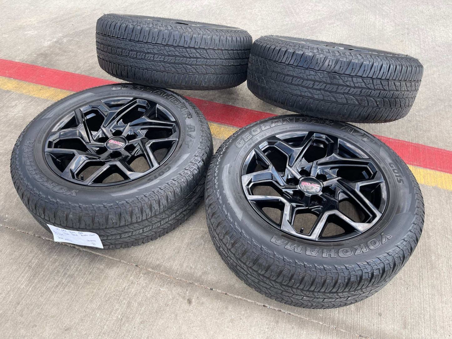 20" GMC Sierra Yukon AT4 Tahoe Silverado 95369 OEM wheels rims 2025 2026 SET