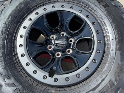 17" Ford F-150 Raptor OEM BEADLOCK rims wheels 10459 95210 FALKEN 35" tires SET