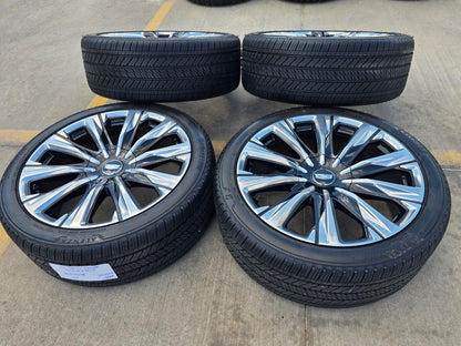 24" Cadillac Escalade PLATINUM OEM wheels rims V 2023 2024 2025 2026 2027 NEW