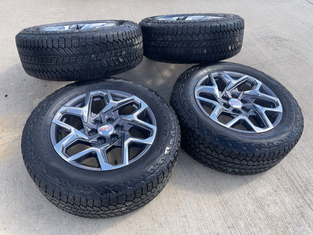 20" GMC Sierra Yukon AT4 Tahoe Silverado 95369 OEM wheels rims 2025 2026 SET