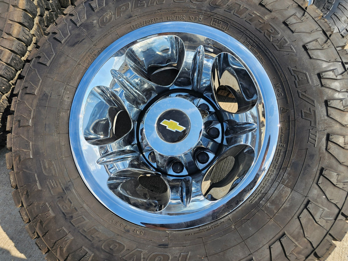 17" Chevy Silverado GMC Sierra 3500 Dually simulator rims wheels OEM 8094 TOYO