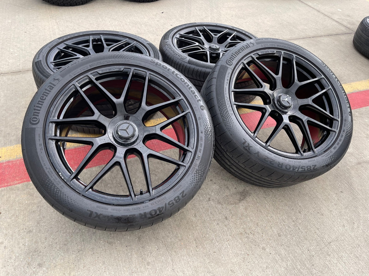 22" Mercedes GLE AMG OEM A1674014400 wheels rims GLE63 2024 2025 2026 SET