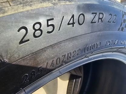 (2) 285/40/22 + (2) 325/35/22 Michelin Pilot Sport 4 S 110Y XL STAGGERED tires