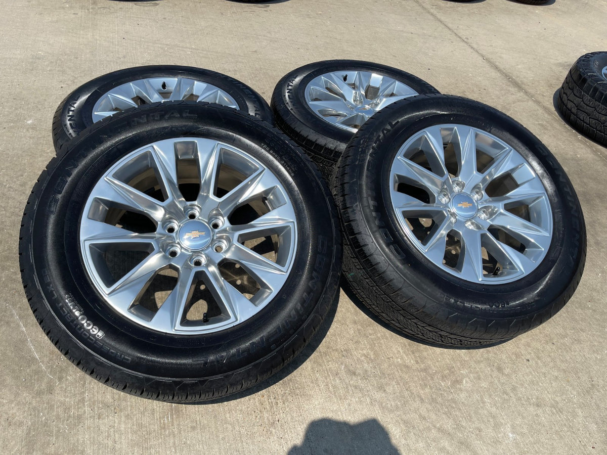 20" Chevy Tahoe Silverado LTZ 5920 OEM wheels rims Yukon 2026 CONTINENTAL NEW