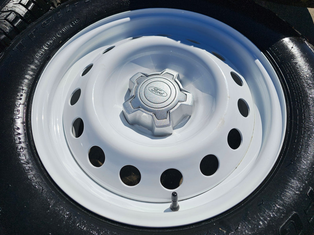 17" Ford Maverick Bronco Sport WHITE rims wheels 10415 OEM SET NEW BFG A/T