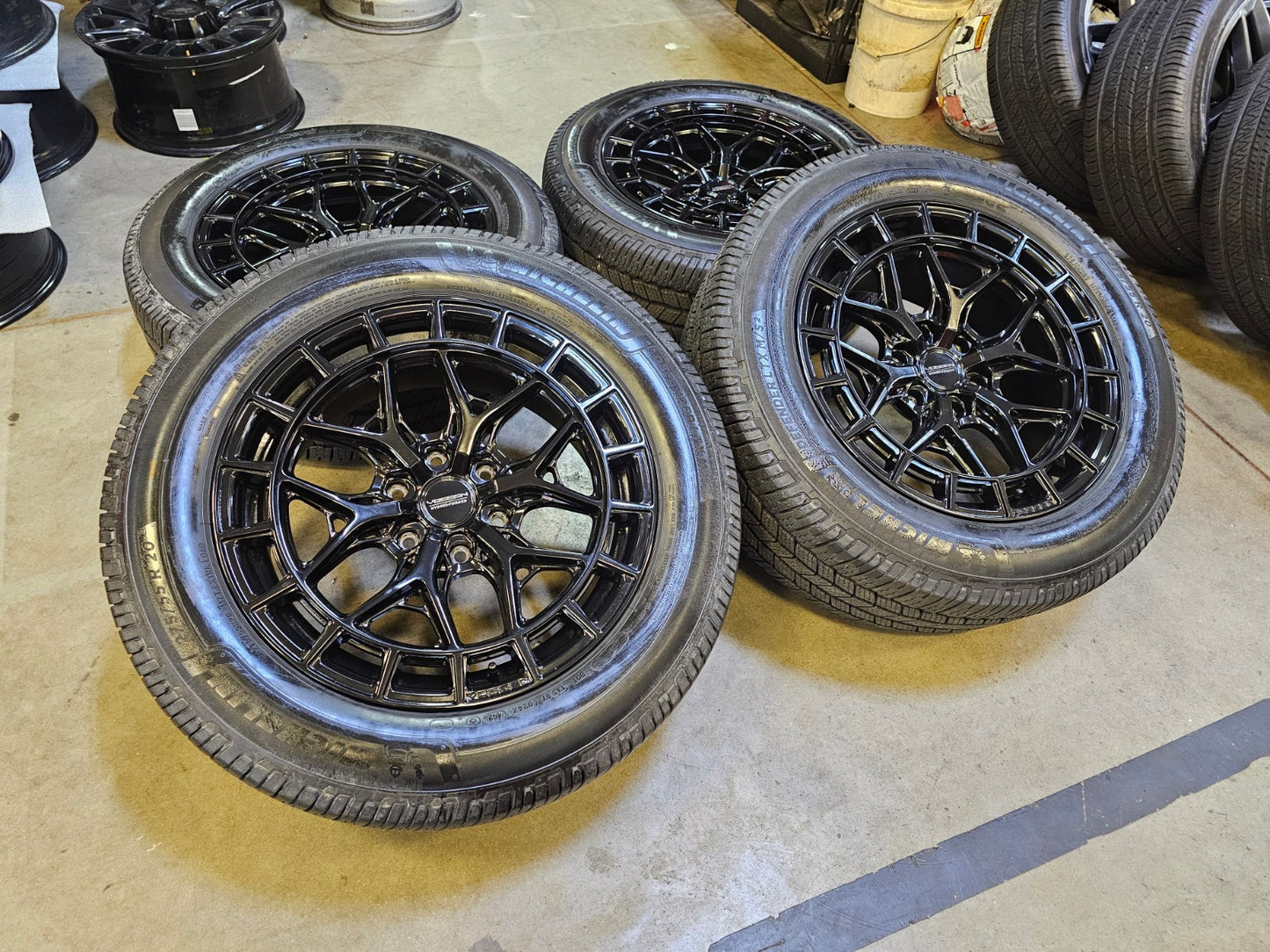 20x9 20" VOSSEN Hydro Forged HFX-1 Chevy Silverado RAM wheels rims 6x139 6x5.5