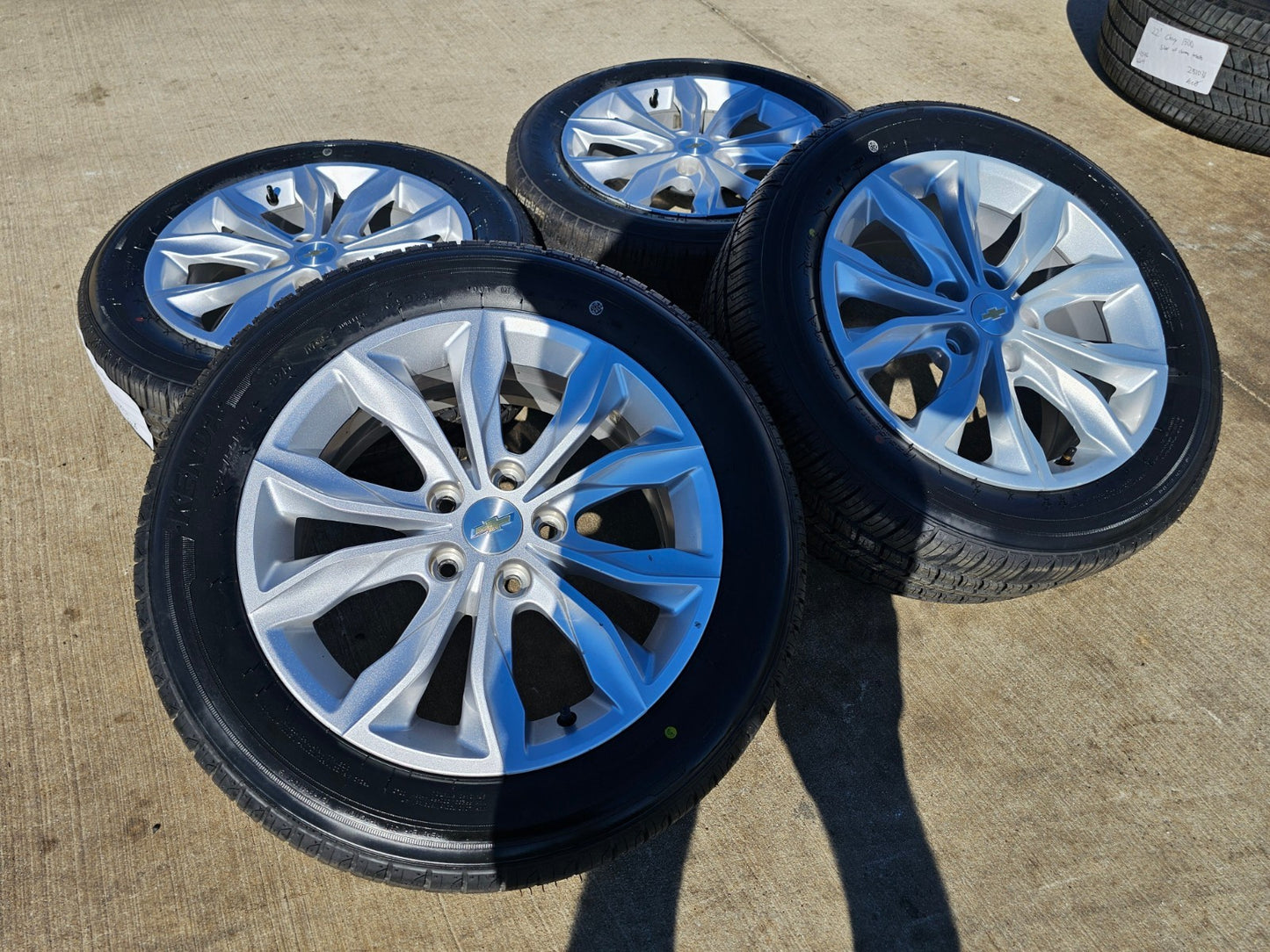 17" Chevy Malibu OEM wheels rims 5894 tires Impala GMC Terrain Equinox 5x120