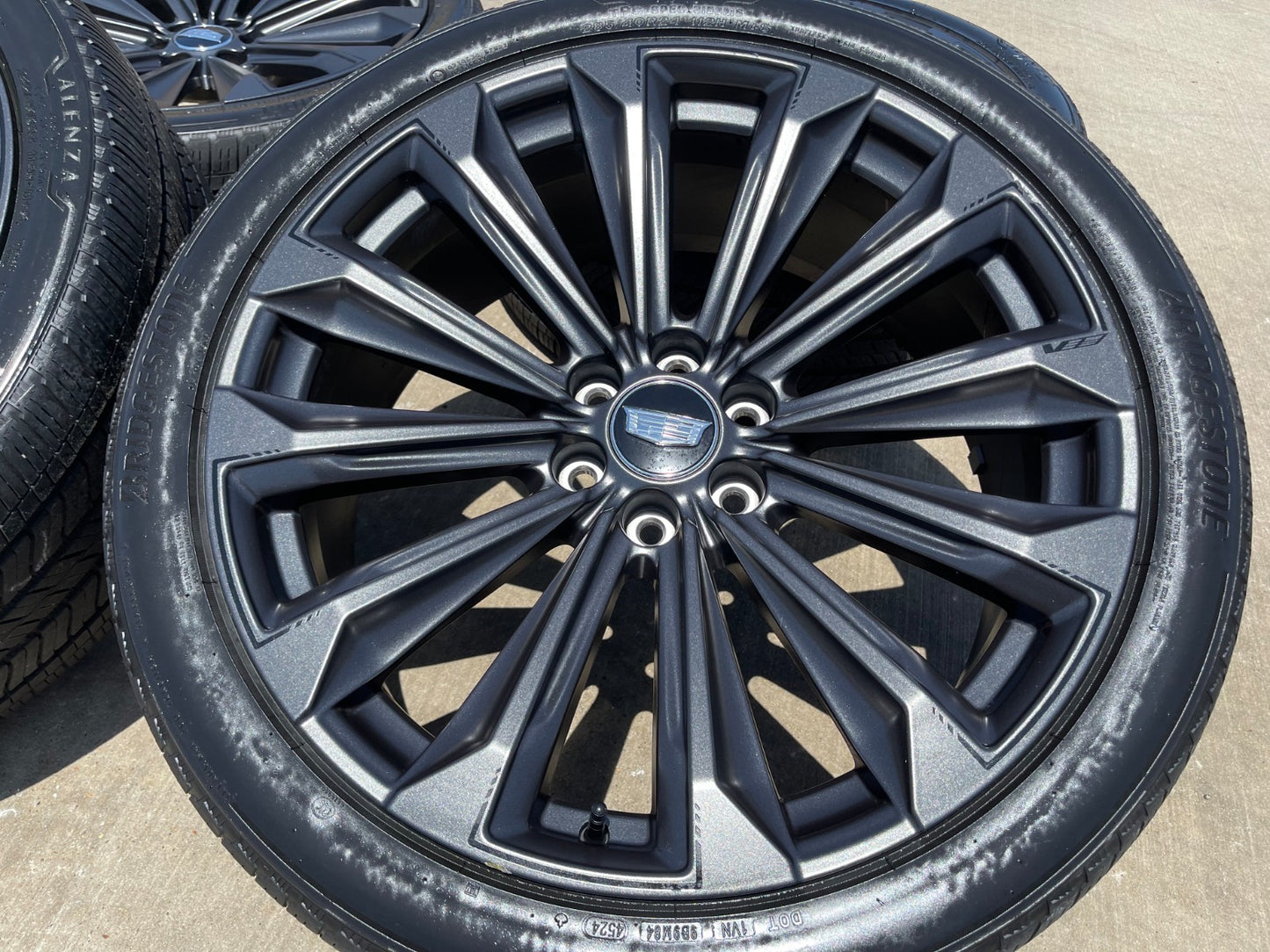 24" Cadillac Escalade V PLATINUM OEM wheels rims tires 2024 2025 2026 2027 SET