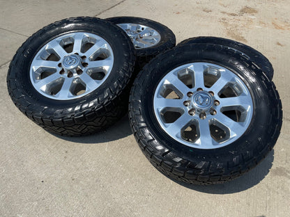 20" Dodge Ram 2500 3500 LARAMIE OEM 2700 wheels rims tires SET NITRO 34"