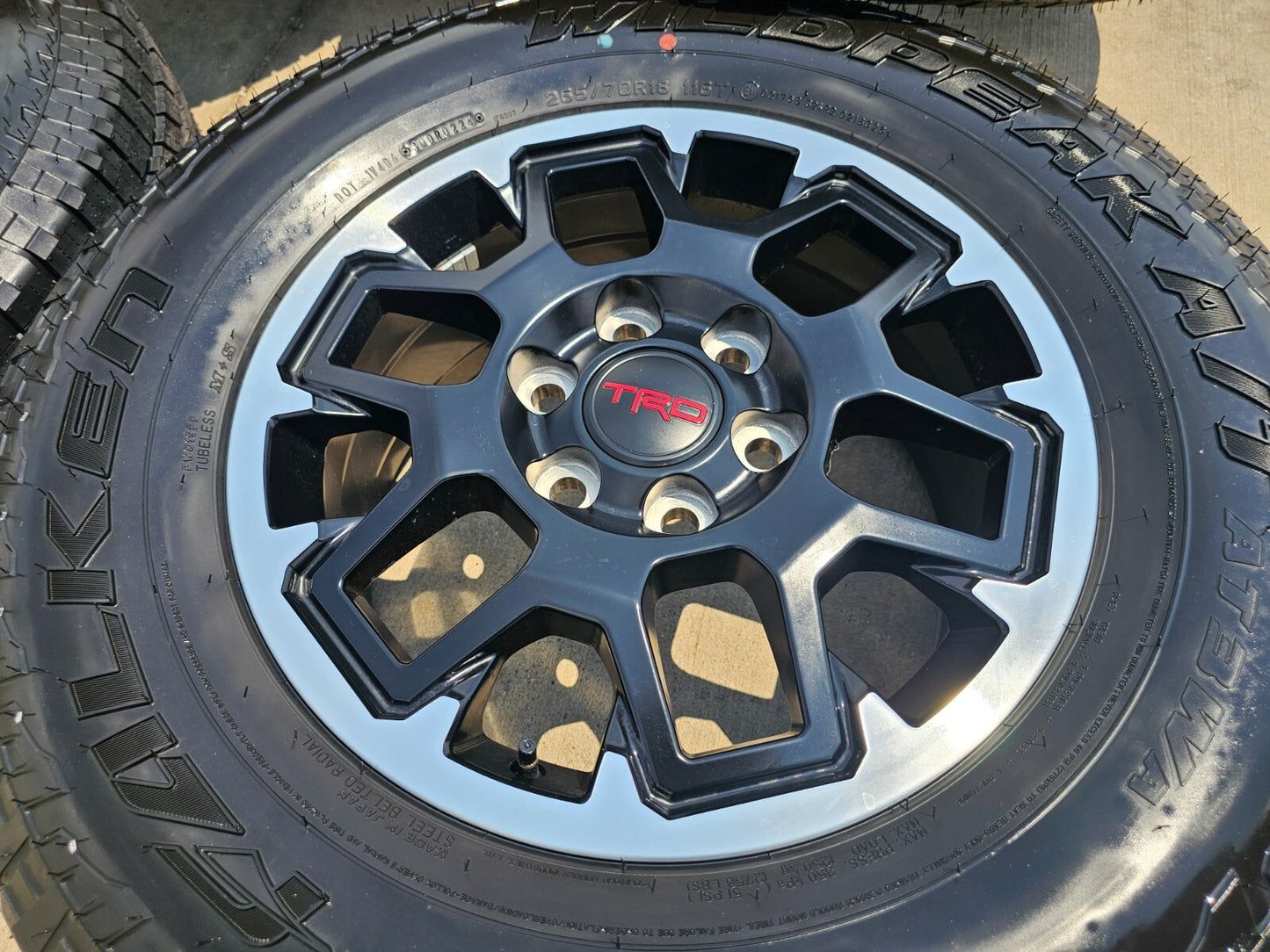 18" Toyota Tacoma 4Runner TRD OEM 94199 wheels rims tires Falken A/T NEW