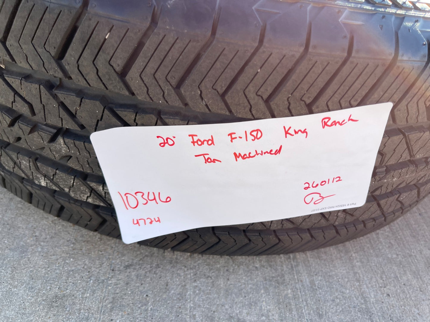 20" Ford F-150 KING RANCH OEM 10346 rims wheels Expedition HANKOOK 2025 2026