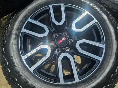 20" GMC Sierra Yukon AT4X Silverado OEM 5914 wheels rims SET BRIDGESTONE SET NEW