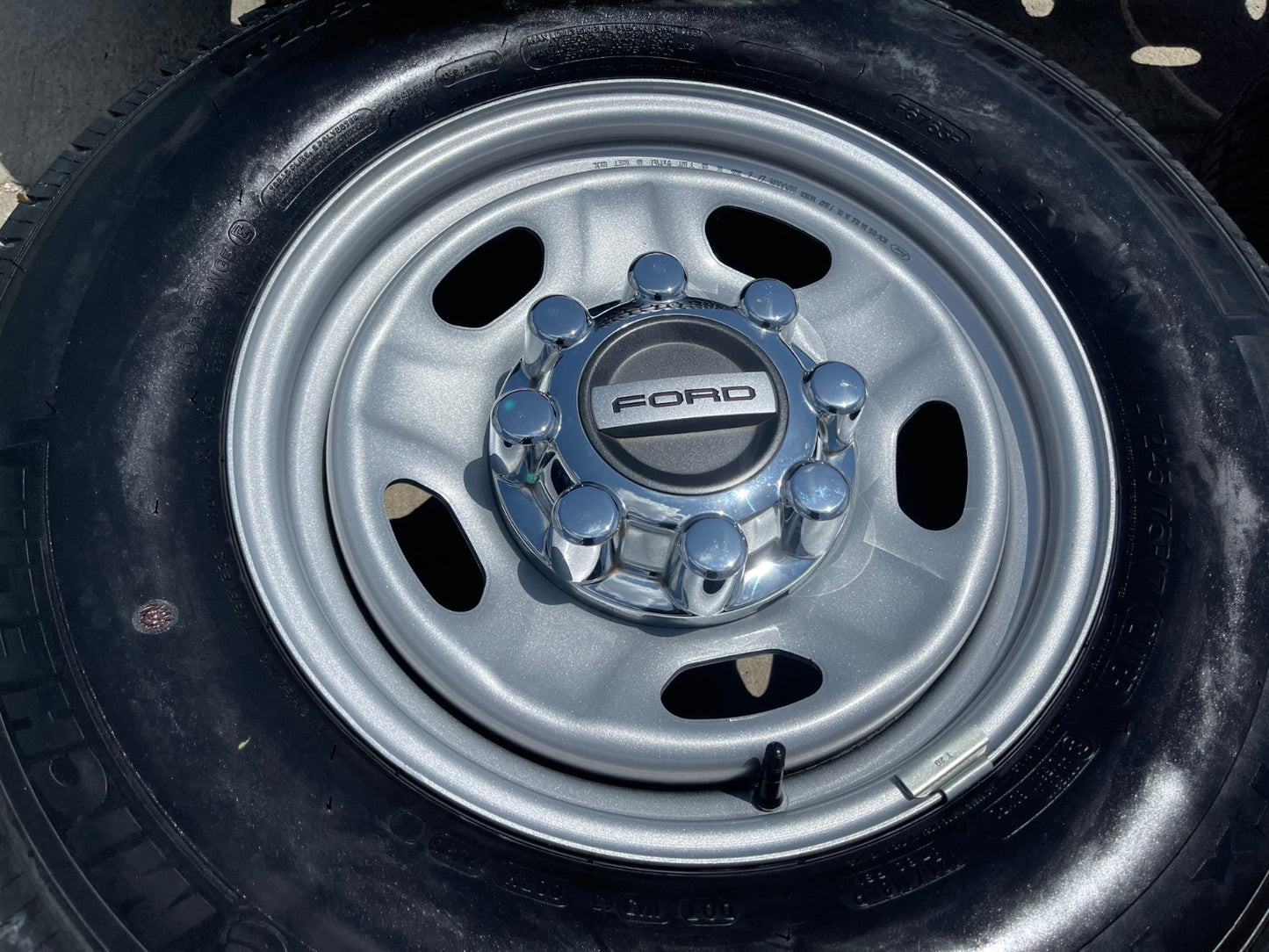 17" Ford F-250 F-350 OEM 3828 wheels rims SET 2024 2025 2026 MICHELIN A/T2