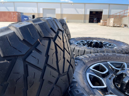 20" Ford F-250 F-350 OEM Lariat Platinum wheels rims 10486 tires SET NITRO 35"