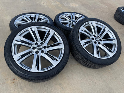 24" Cadillac Escalade V OEM PLATINUM wheels rims SET 2024 2025 2026 2027 NEW