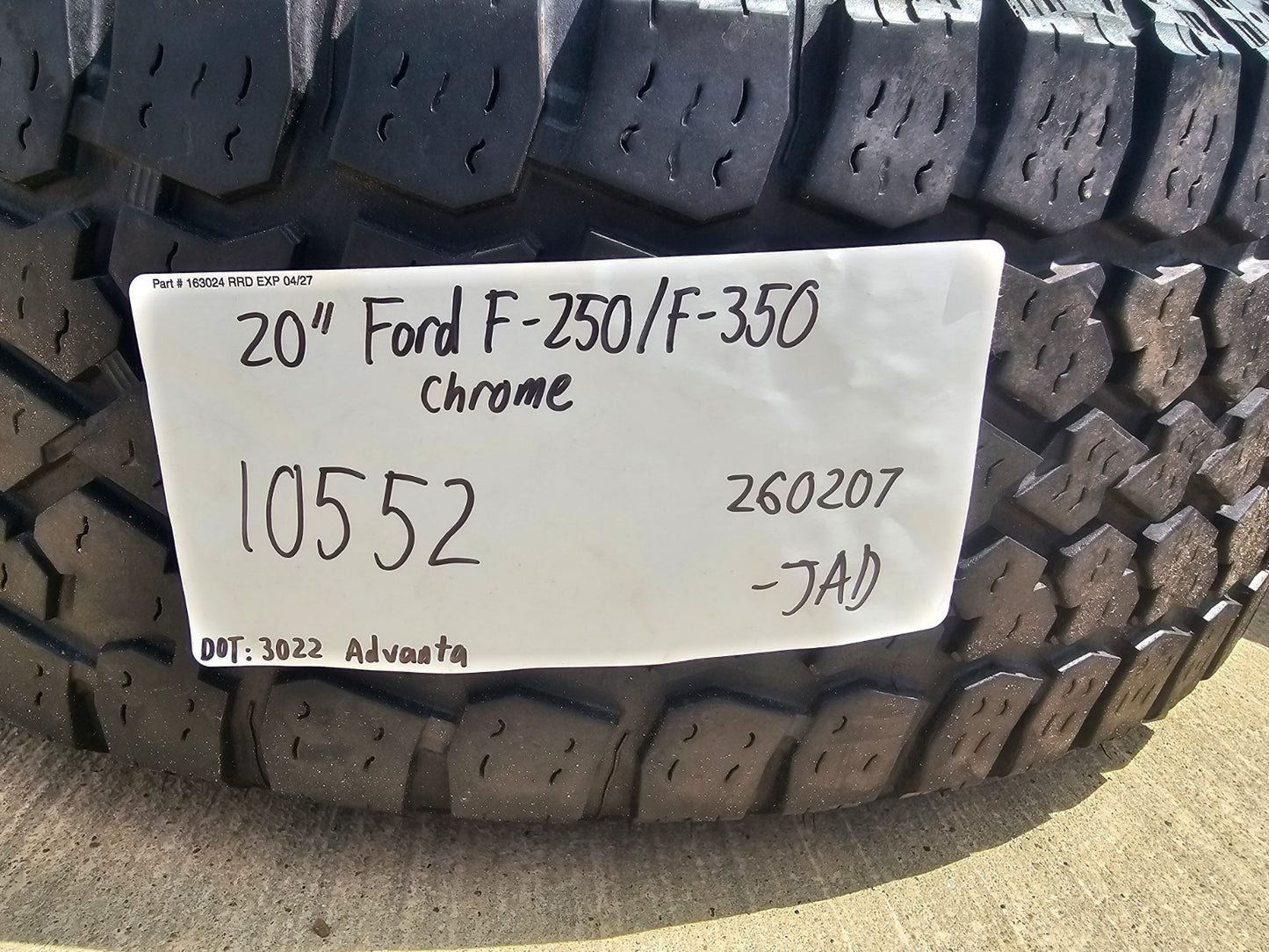 20" Ford F-250 F-350 OEM LIMITED 10295 25085 10552 SET wheels rims 2005-2027
