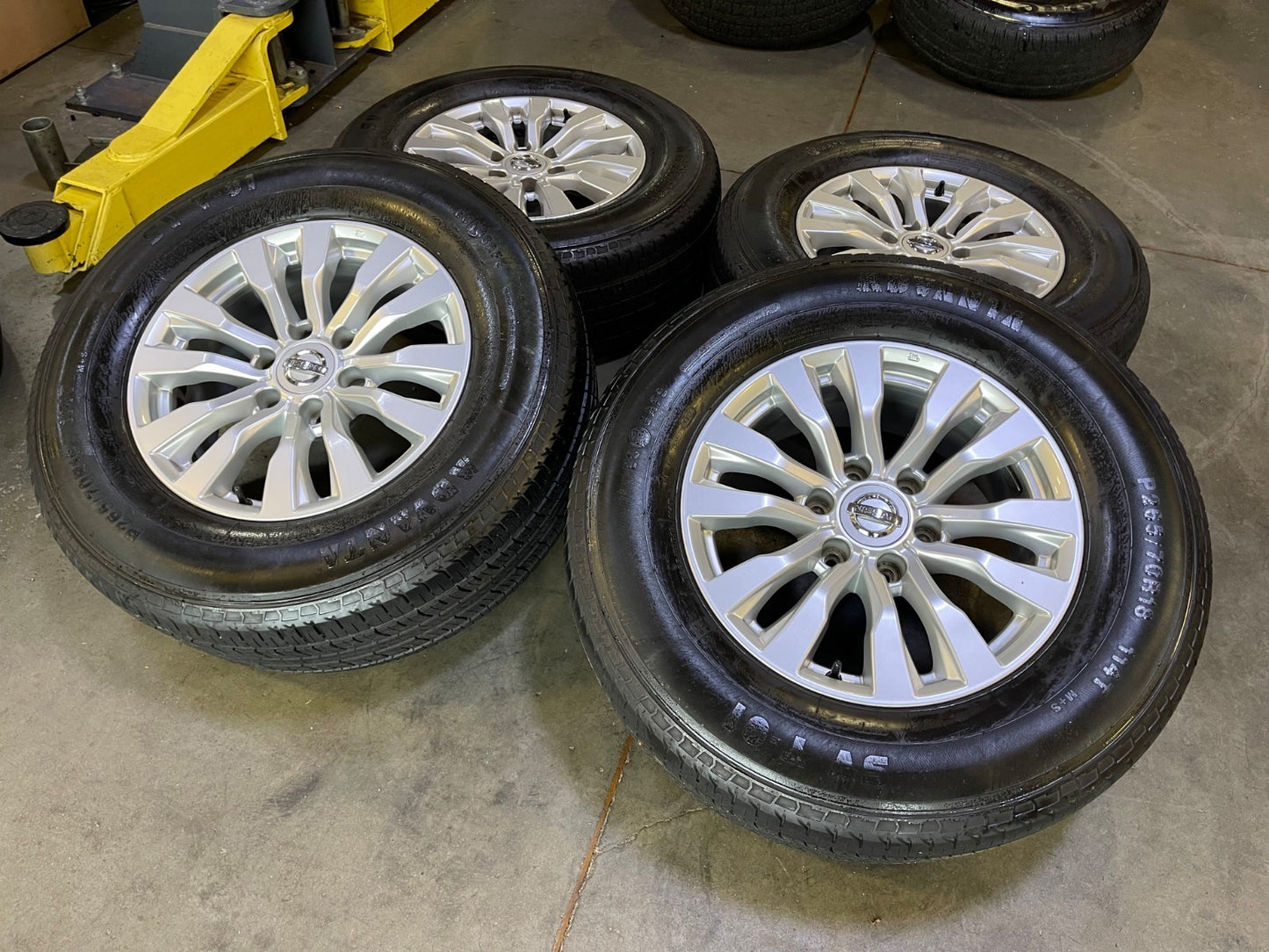 18" Nissan Titan Armada OEM wheels rims tires A/T RIM# 62737 FITS 2006-2027