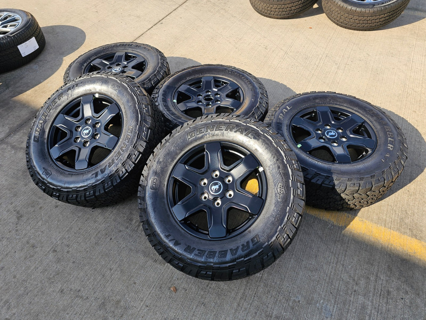 17" Ford Bronco wheels rims 95292 10383 SASQUATCH Ranger 2024 2025 GENERAL A/TX