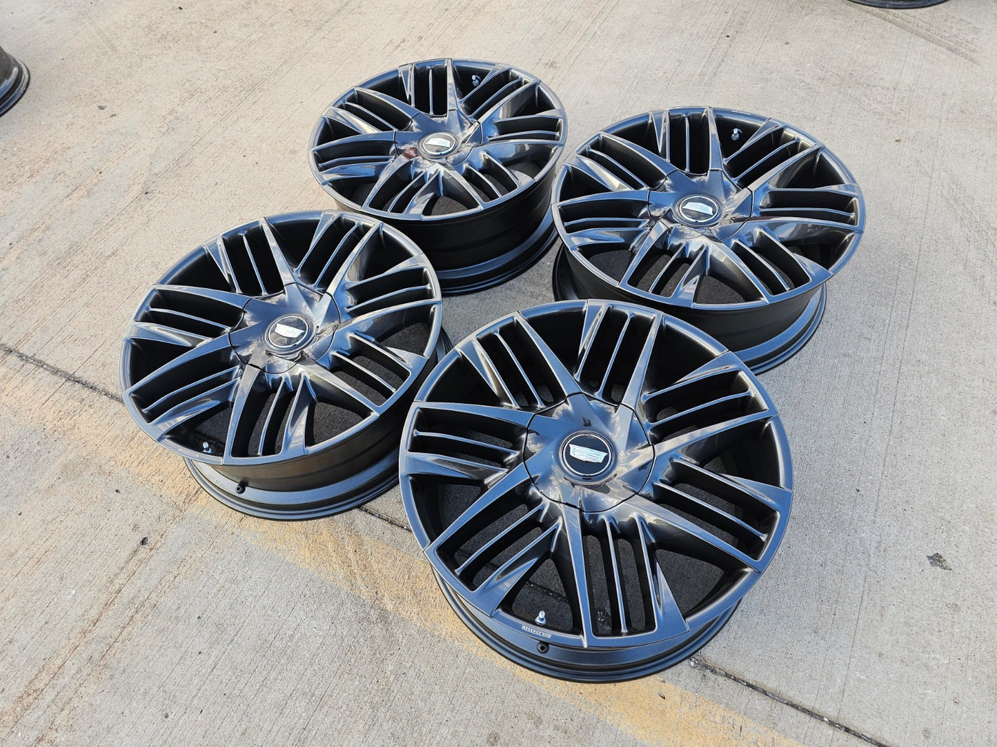 NEW 24" Cadillac Escalade IQ Deep Space EV OEM SET wheels rims Hummer 2025-2027