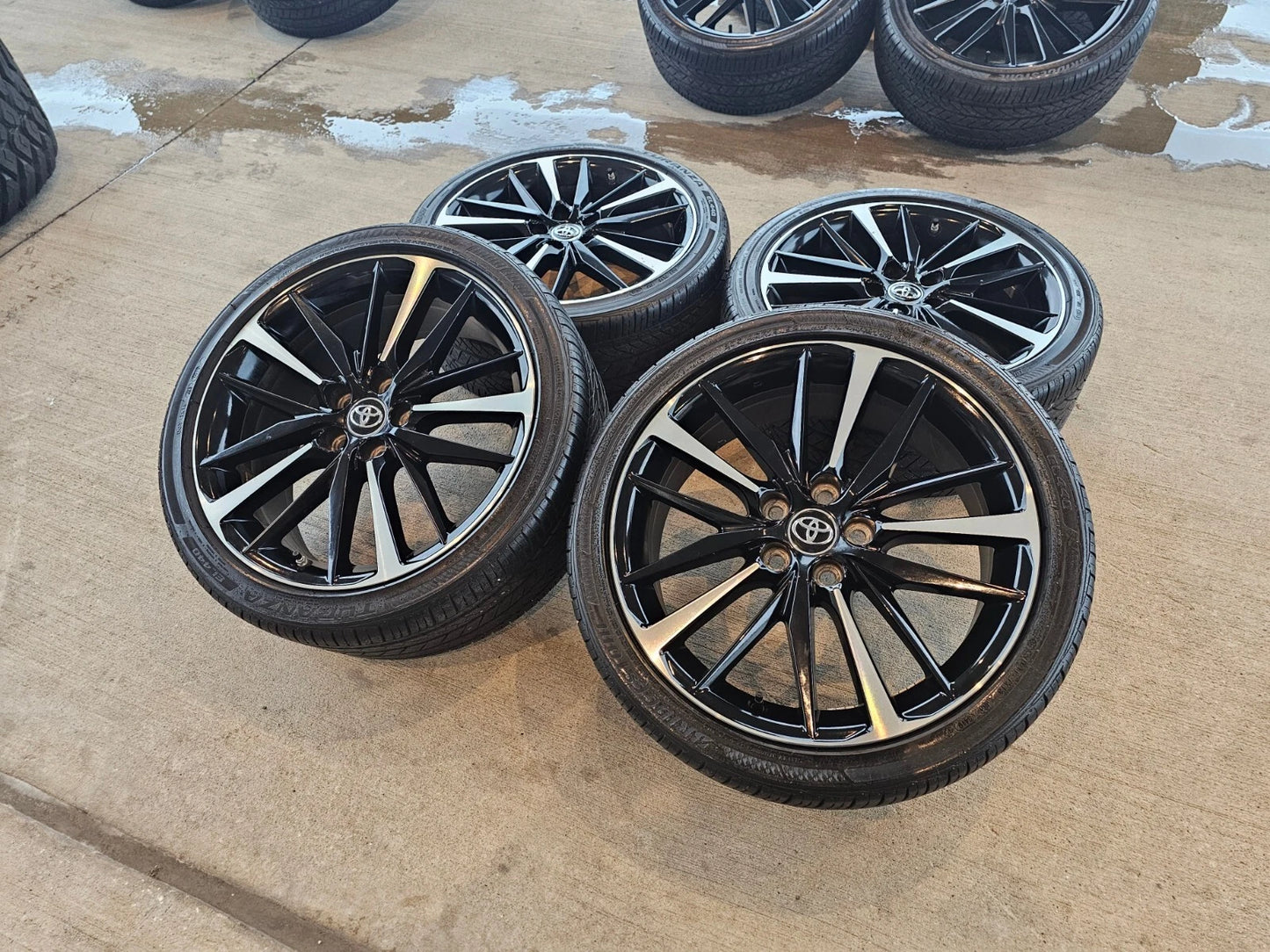 19" Toyota Camry OEM TRD black wheels rims 75222 Avalon Lexus