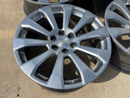 22" Chevy Silverado High Country OEM 5922 wheels rims Tahoe SET 2025 2026 2027