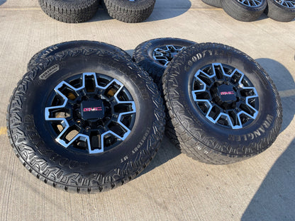 18" GMC Sierra AT4X Chevy Trail Boss 2500 OEM 14136 wheels rims GOODYEAR 35"