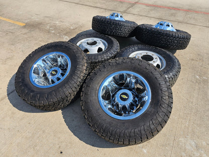 17" Chevy Silverado GMC Sierra 3500 Dually simulator rims wheels OEM 8094 TOYO