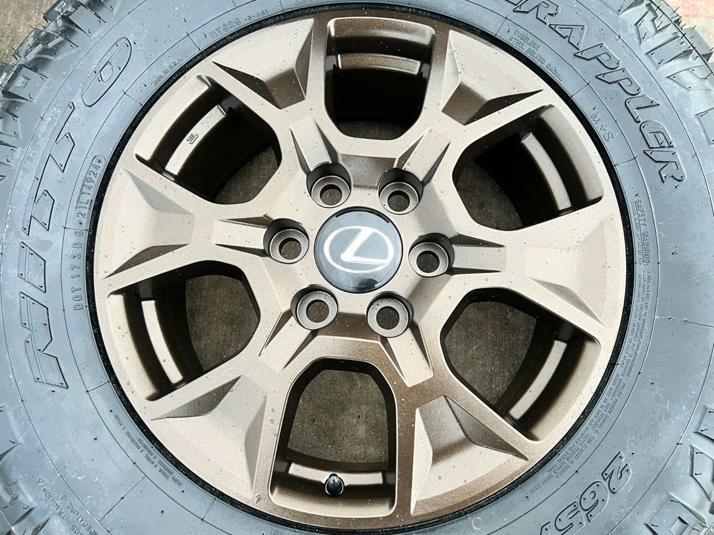 18" Lexus GX550 OEM 10544 wheels rims BRONZE Toyota Land Cruiser Tundra NEW