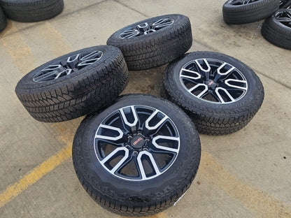 20" GMC Sierra Yukon AT4X Silverado OEM 5914 wheels rims BRIDGESTONE A/T SET NEW