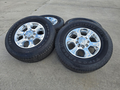 18" Ram 2500 3500 Laramie Power Wagon OEM wheels rims 2692 FIRESTONE H/T2 NICE
