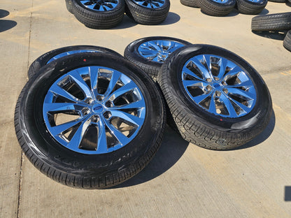 20" Ford F-150 Expedition CHROME rims wheels 10003 OEM tires SET PIRELLI A/TR