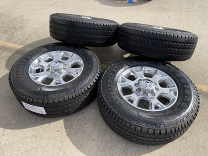 18" Ram 2500 3500 Laramie Power Wagon OEM wheels rims 2693 tires FIRESTONE A/T2