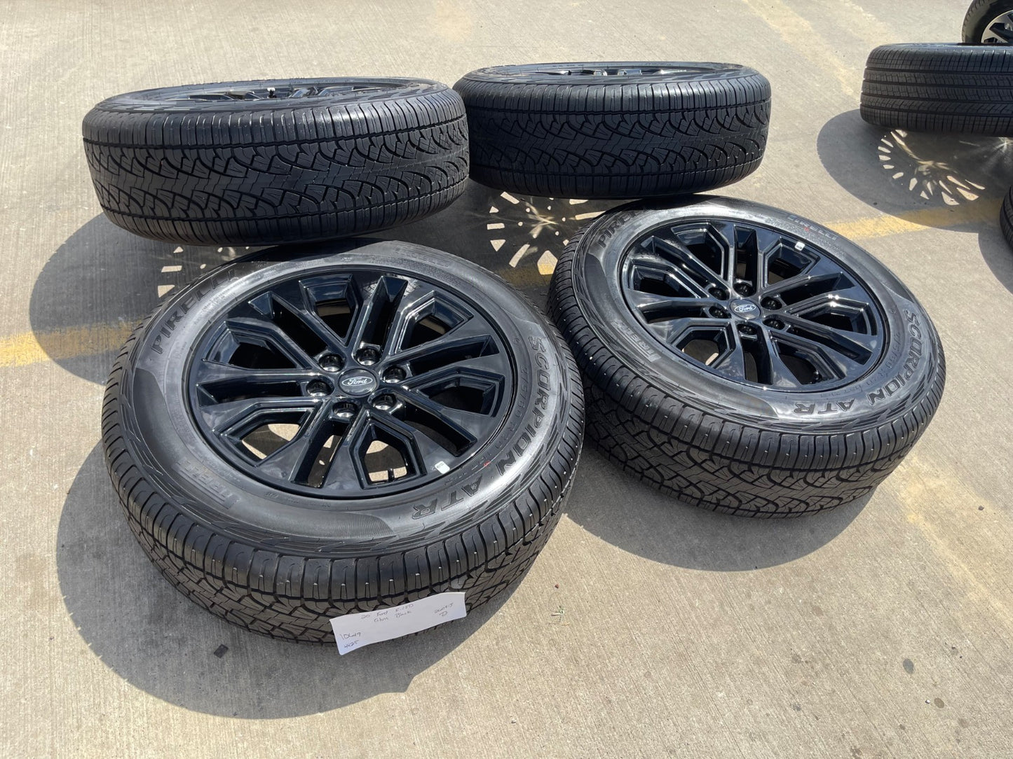 20" Ford F-150 LARIAT OEM 10619 rims wheels Expedition 2026 2027 SET PIRELLI NEW